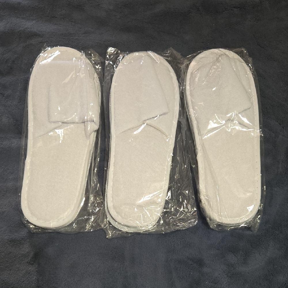 3 Pairs Spa Slippers